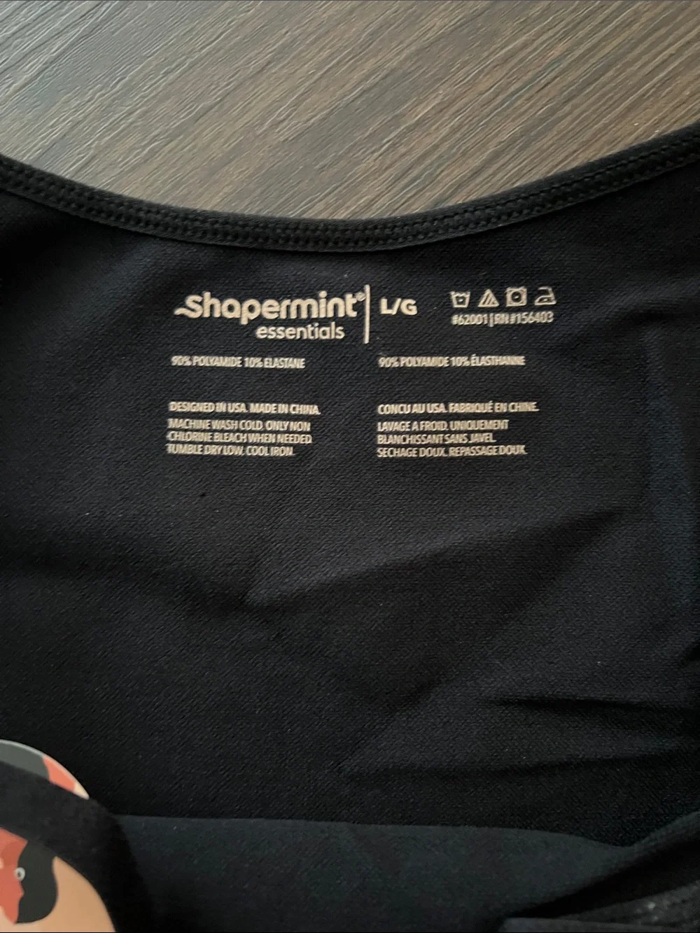 Shapermint All Day Every Day Scoop Neck Cami, Black, Size: Large